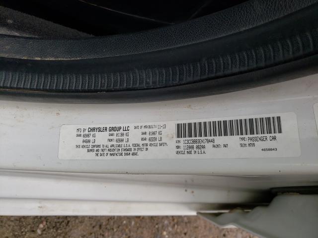 Photo 10 from auction – 2014 CHRYSLER 200 TOURIN with VIN 1C3CCBBB3EN178448