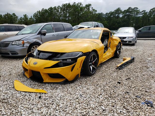 Photo 2 from auction – 2021 TOYOTA SUPRA BASE with VIN WZ1DB0C07MW040202