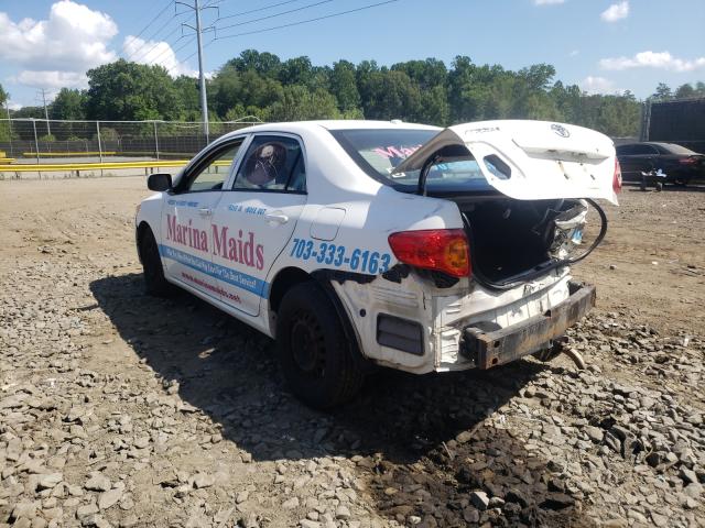 Photo 3 from auction – 2009 TOYOTA COROLLA BA with VIN 2T1BU40E79C169760