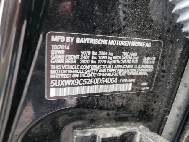 Photo 10 from auction – 2015 BMW X3 XDRIVE2 with VIN 5UXWX9C52F0D54064