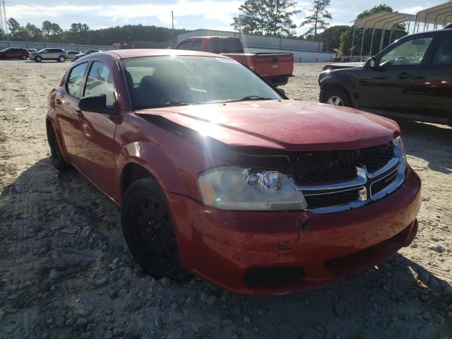DODGE AVENGER SE 2012 with VIN 1C3CDZAB6CN270626 - Photo from auction