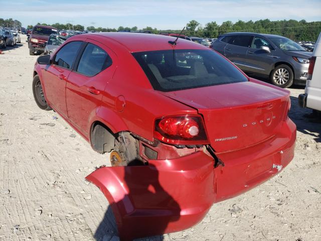 Photo 3 from auction – 2012 DODGE AVENGER SE with VIN 1C3CDZAB6CN270626