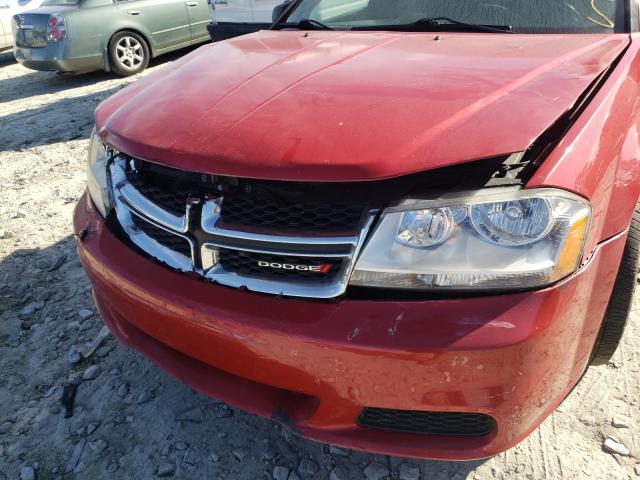 Photo 9 from auction – 2012 DODGE AVENGER SE with VIN 1C3CDZAB6CN270626