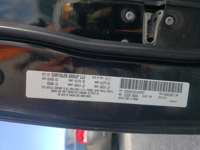 Photo 10 from auction – 2012 DODGE CHARGER R/ with VIN 2C3CDXCT6CH187457