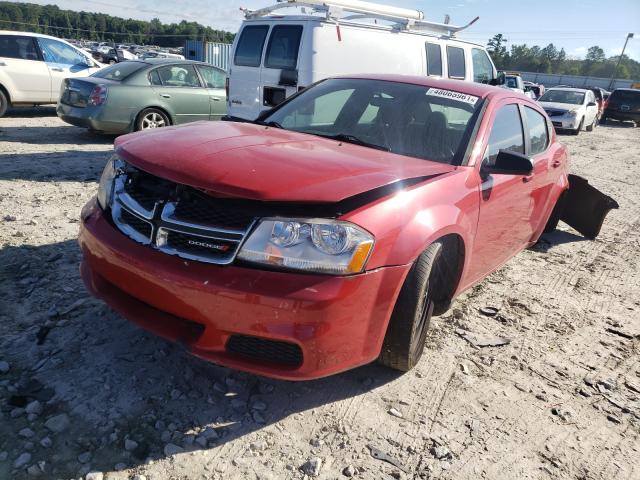 Photo 2 from auction – 2012 DODGE AVENGER SE with VIN 1C3CDZAB6CN270626