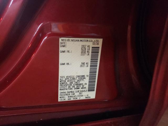 Photo 10 from auction – 2016 NISSAN ALTIMA 2.5 with VIN 1N4AL3AP8GC185602
