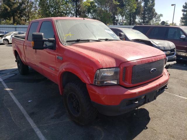 FORD F250 SUPER 2003 with VIN 1FTNW21P23EC29265 - Photo from auction