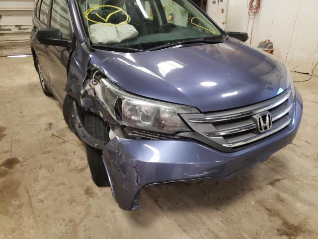 Photo 9 from auction – 2012 HONDA CR-V LX with VIN 5J6RM4H33CL049918