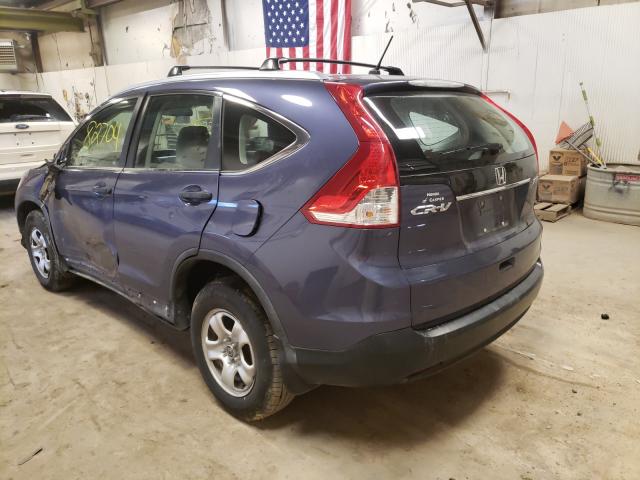 Photo 3 from auction – 2012 HONDA CR-V LX with VIN 5J6RM4H33CL049918
