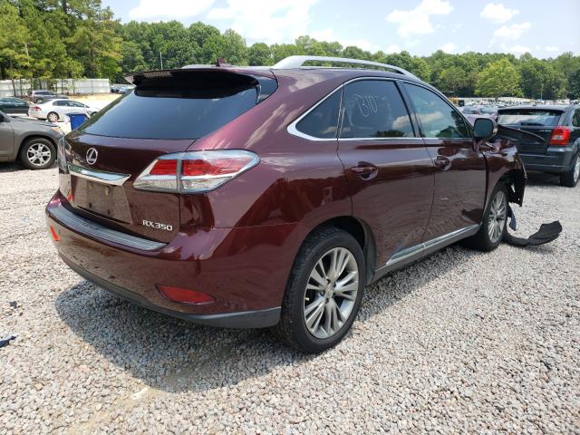 Photo 4 from auction – 2013 LEXUS RX 350 BAS with VIN 2T2BK1BA7DC223397
