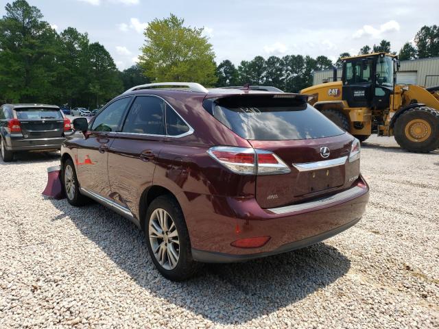 Photo 3 from auction – 2013 LEXUS RX 350 BAS with VIN 2T2BK1BA7DC223397