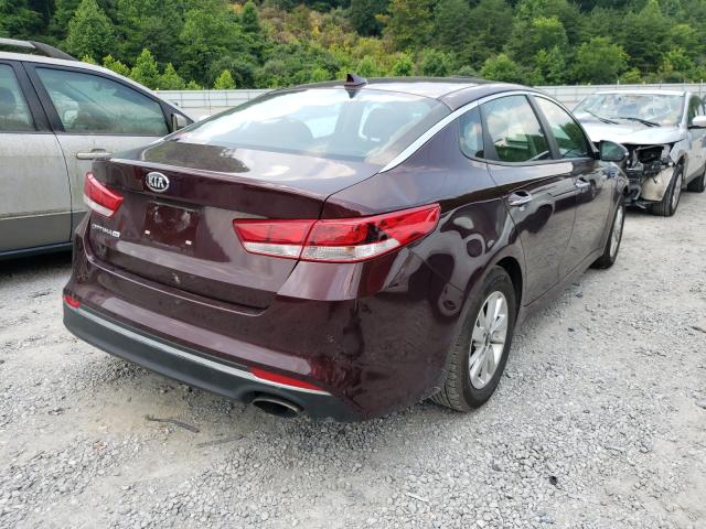 Photo 4 from auction – 2018 KIA OPTIMA LX with VIN 5XXGT4L34JG238758