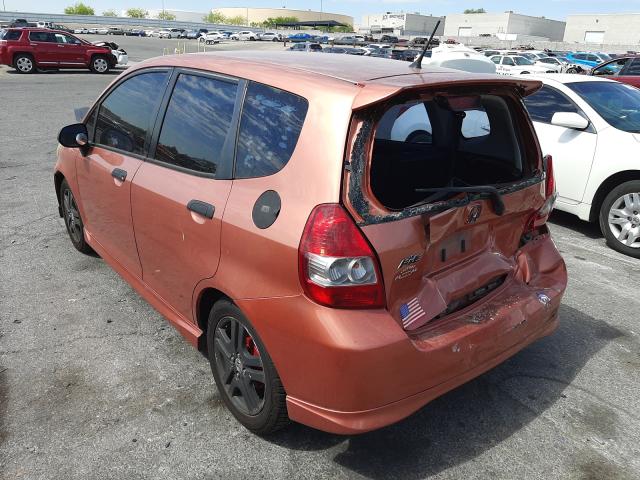 Photo 3 from auction – 2007 HONDA FIT S with VIN JHMGD37657S028131