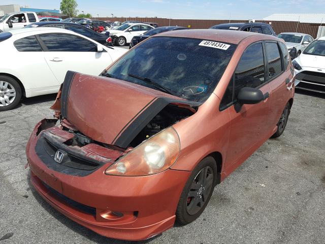 Photo 2 from auction – 2007 HONDA FIT S with VIN JHMGD37657S028131