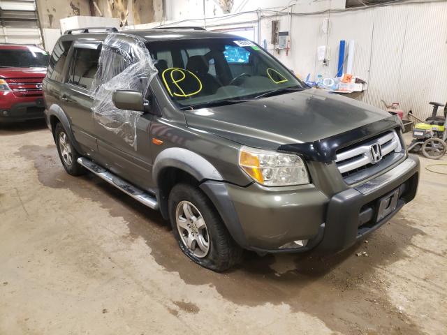 HONDA PILOT EX 2006 with VIN 2HKYF18586H519879 - Photo from auction