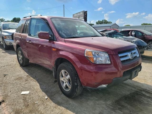 HONDA PILOT EX 2006 with VIN 5FNYF18466B025106 - Photo from auction