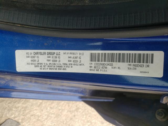 Photo 10 from auction – 2014 DODGE AVENGER SE with VIN 1C3CDZAG8EN104333