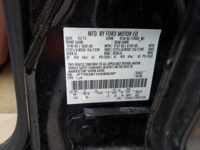 Photo 10 from auction – 2013 FORD F250 SUPER with VIN 1FT7W2BTXDEB50397