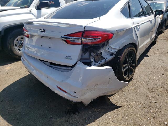 Photo 9 from auction – 2019 FORD FUSION SE with VIN 3FA6P0HD9KR148427