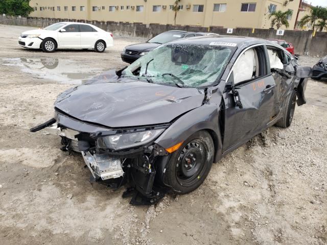 Photo 2 from auction – 2021 HONDA CIVIC LX with VIN 2HGFC2F66MH534342