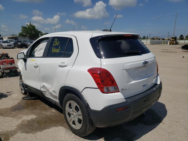 Photo 3 from auction – 2015 CHEVROLET TRAX LS with VIN KL7CJKSB5FB082872