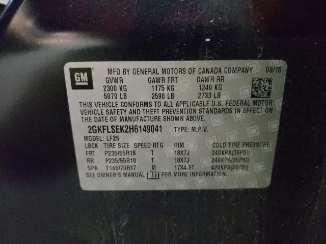 Foto 10 de la subasta – 2017 GMC TERRAIN SL con VIN 2GKFLSEK2H6149041