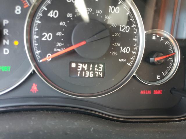 Photo 8 from auction – 2009 SUBARU OUTBACK 2. with VIN 4S4BP66C297319554