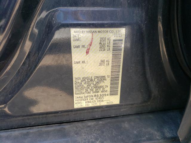 Photo 10 from auction – 2015 NISSAN ALTIMA 2.5 with VIN 1N4AL3AP5FN863094