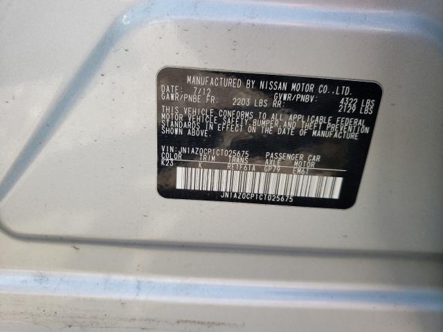 Photo 10 from auction – 2012 NISSAN LEAF SV with VIN JN1AZ0CP1CT025675