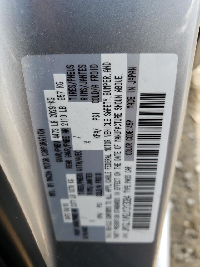 Photo 10 from auction – 2018 MAZDA 6 TOURING with VIN JM1GL1VM2J1313084