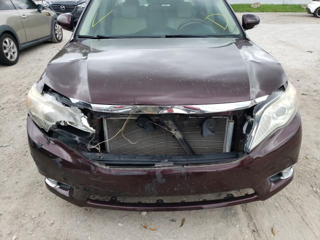 Photo 9 from auction – 2011 TOYOTA AVALON BAS with VIN 4T1BK3DB5BU434924
