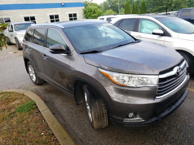 TOYOTA HIGHLANDER 2016 with VIN 5TDDKRFH7GS248699 - Photo from auction