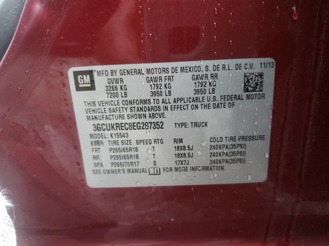 Photo 10 from auction – 2014 CHEVROLET SILVERADO with VIN 3GCUKREC8EG287352
