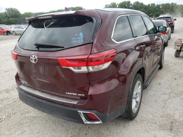 Photo 4 from auction – 2018 TOYOTA HIGHLANDER with VIN 5TDDZRFH6JS836631