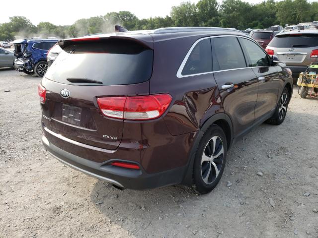 Photo 4 from auction – 2016 KIA SORENTO EX with VIN 5XYPHDA57GG132637