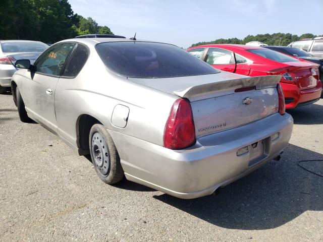 Photo 3 from auction – 2006 CHEVROLET MONTE CARL with VIN 2G1WK161069225844