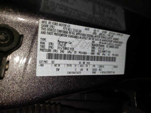 Photo 10 from auction – 2012 FORD FOCUS TITA with VIN 1FAHP3J21CL183207