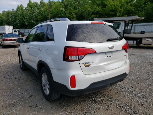 Photo 3 from auction – 2014 KIA SORENTO LX with VIN 5XYKT3A65EG531491