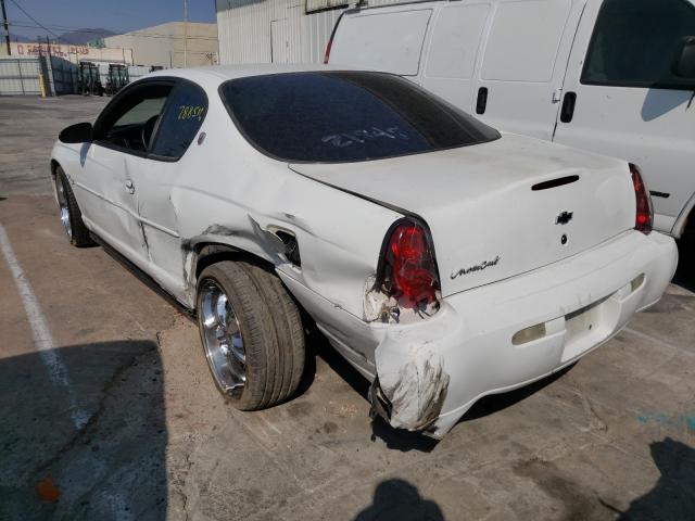 Photo 3 from auction – 2000 CHEVROLET MONTE CARL with VIN 2G1WW12E3Y9297234