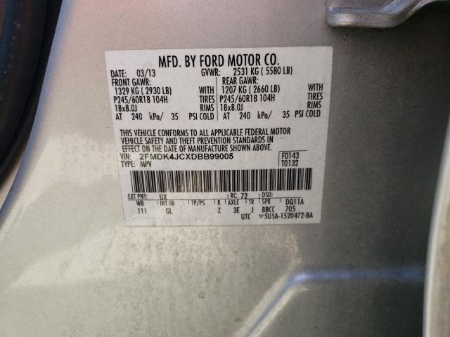 Photo 10 from auction – 2013 FORD EDGE SEL with VIN 2FMDK4JCXDBB99005