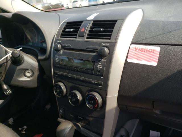 Photo 9 from auction – 2009 TOYOTA COROLLA BA with VIN 2T1BU40E79C115682