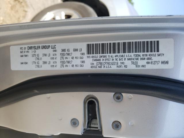 Photo 10 from auction – 2010 DODGE RAM 1500 with VIN 1D7RB1CP7AS162218