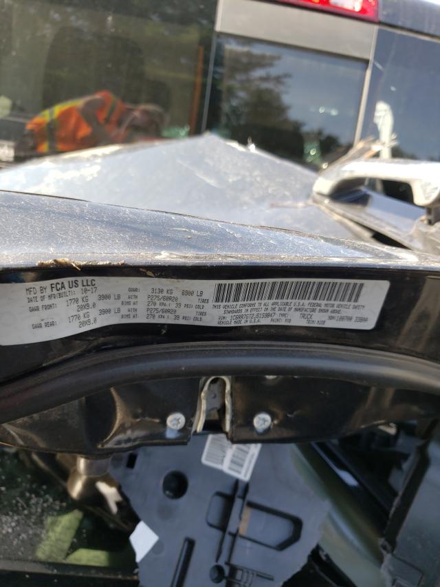 Photo 10 from auction – 2018 RAM 1500 SLT with VIN 1C6RR7GT2JS159847