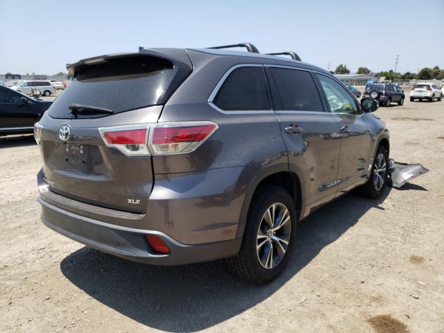 Photo 4 from auction – 2016 TOYOTA HIGHLANDER with VIN 5TDKKRFH9GS505207