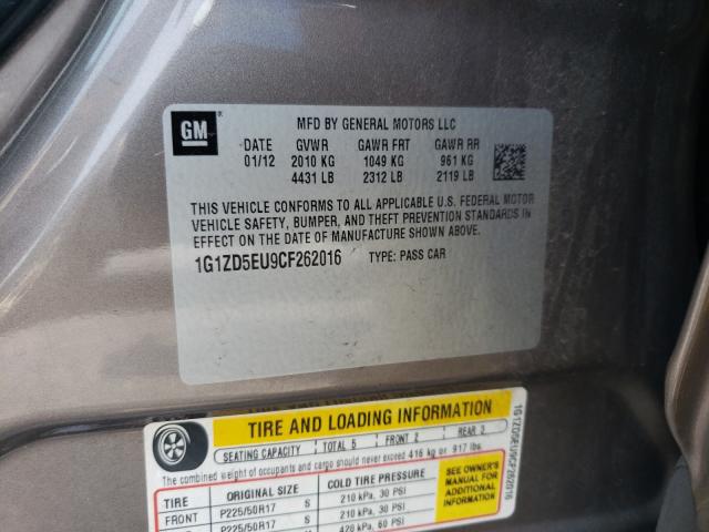 Photo 10 from auction – 2012 CHEVROLET MALIBU 2LT with VIN 1G1ZD5EU9CF262016