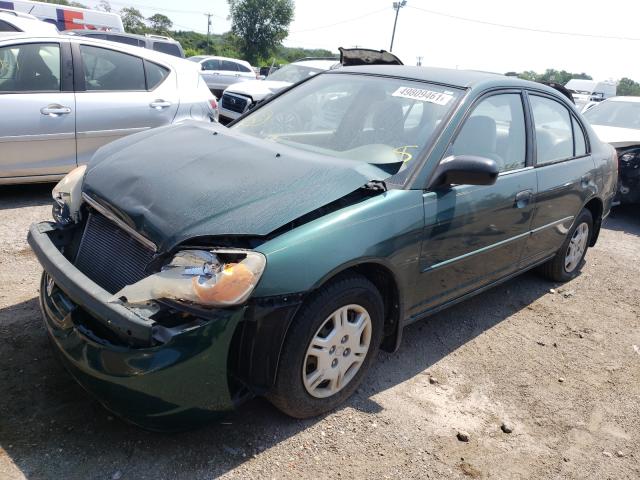 Снимка 2 от търг – 2001 HONDA CIVIC с VIN 1HGES16541L023825