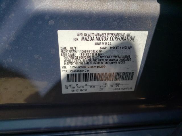 Photo 10 from auction – 2011 MAZDA 6 I with VIN 1YVHZ8BH2B5M16299
