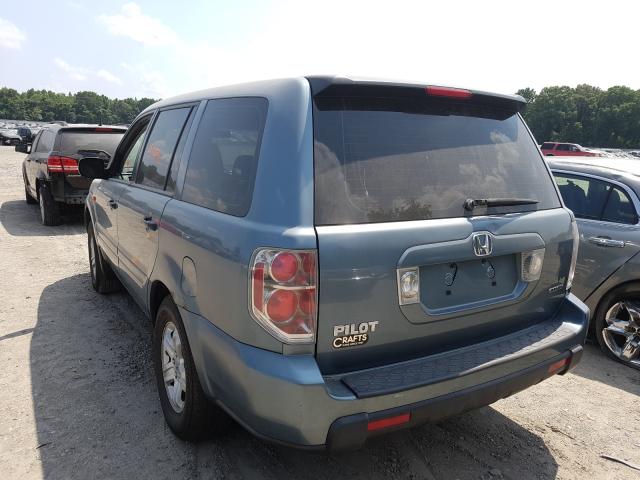 Photo 3 from auction – 2006 HONDA PILOT LX with VIN 2HKYF18196H530371