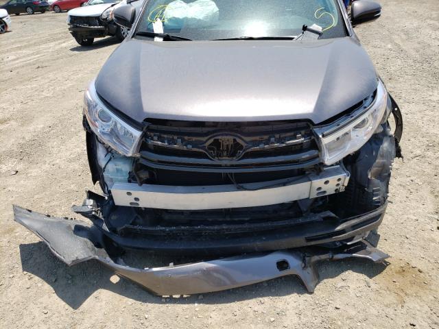 Photo 9 from auction – 2016 TOYOTA HIGHLANDER with VIN 5TDKKRFH9GS505207