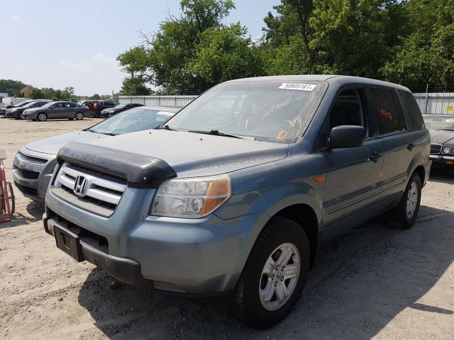 Photo 2 from auction – 2006 HONDA PILOT LX with VIN 2HKYF18196H530371